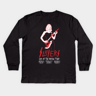 Slayers End of the World Tour Kids Long Sleeve T-Shirt